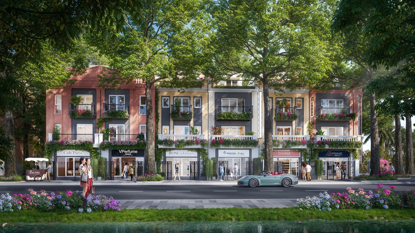 PHÂN KHU CẦU VỒNG — Pháp tân cổ điển lãng mạn